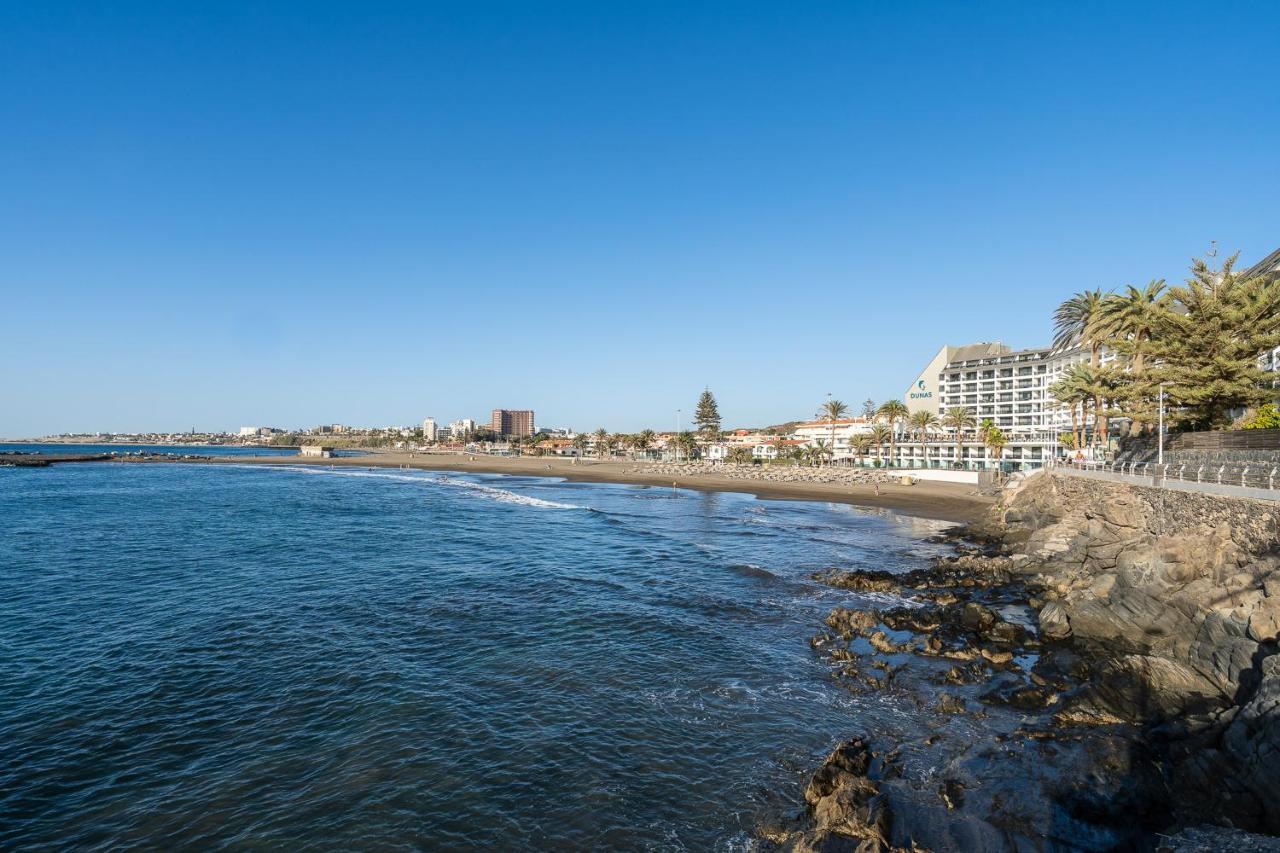Bonito Bungalow Con Piscina Junto A La Playa San Bartolomé Zewnętrze zdjęcie